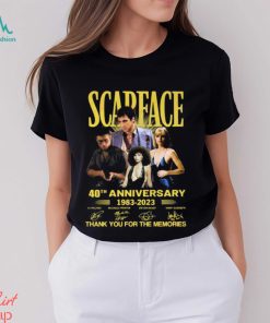 Official scarface 40th Anniversary 1983 – 2023 Thank You For The Memories T Shirt