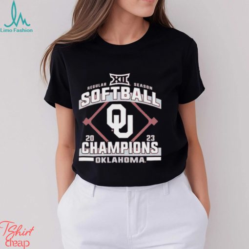 Oklahoma Sooners 2023 Big 12 Softball Regular Season Champions Shirt