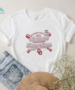 Oklahoma Sooners 2023 NCAA Big 12 Softball Conference Tournament Champions logo shirt