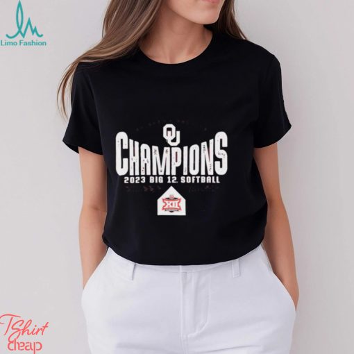 Oklahoma Sooners 2023 Ncaa Big 12 Softball Conference Tournament Champions Locker Room T Shirt