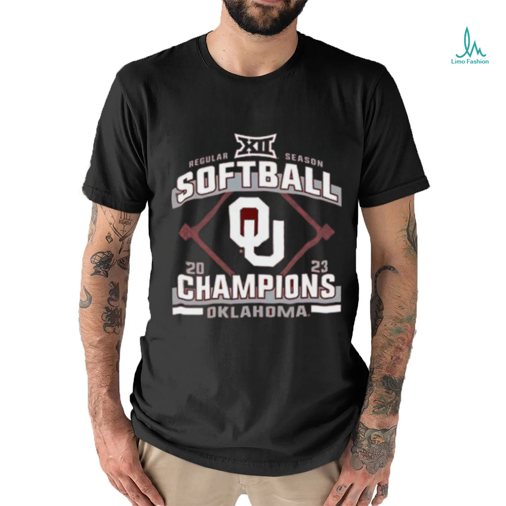 Oklahoma Sooners Blue 84 2023 Big 12 Softball Regular Season Champions T Shirt Oklahoma Sooners Blue 84 2023 Big 12 Softball Regular Season Champions T Shirt