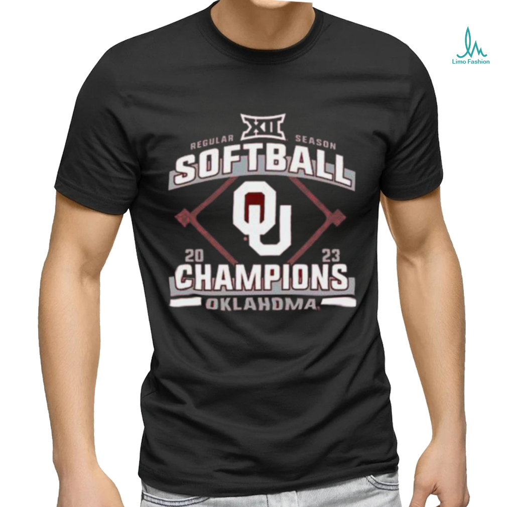Oklahoma Sooners Blue 84 2023 Big 12 Softball Regular Season Champions T Shirt Oklahoma Sooners Blue 84 2023 Big 12 Softball Regular Season Champions T Shirt