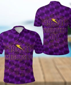 Omega Psi Phi 1911 Checked Style Personalised Hawaiian Shirt