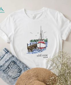 On a Boat USA art shirt