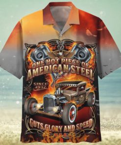 One Hot Piece Of American Steel Hawaiian Shirt