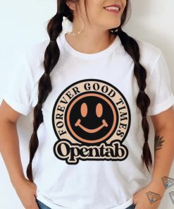 Opentab forever good times logo shirt