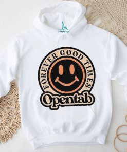 Opentab forever good times logo shirt
