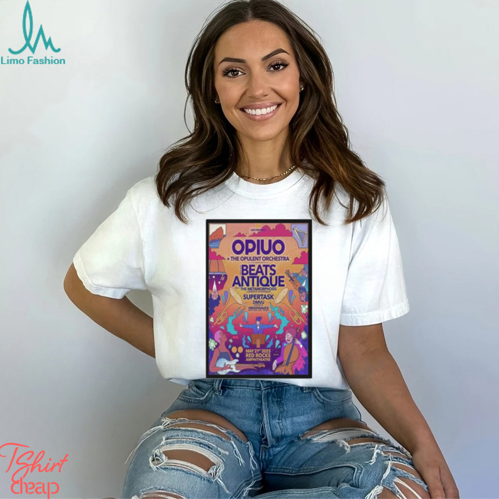 Opiuo May 21 2023 Morrison Co Red Rocks Amphitheatre Poster Shirt Opiuo May 21 2023 Morrison Co Red Rocks Amphitheatre Poster Shirt