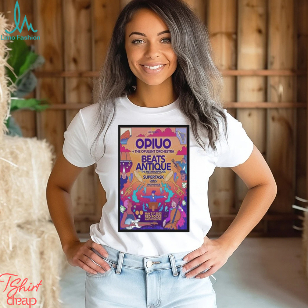 Opiuo May 21 2023 Morrison Co Red Rocks Amphitheatre Poster Shirt Opiuo May 21 2023 Morrison Co Red Rocks Amphitheatre Poster Shirt