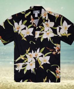 Orchid Black High Quality Hawaiian Shirt