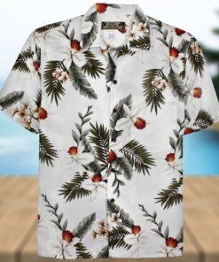 Orchid Isle White Unique Design Hawaiian Shirt