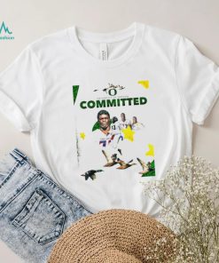 Oregon Ducks Eau Gallie University of Oregon committed poster shirt