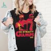 Original Super Bowl LVII champions KC dynasty champs mahomes kelce kansas city football shirt