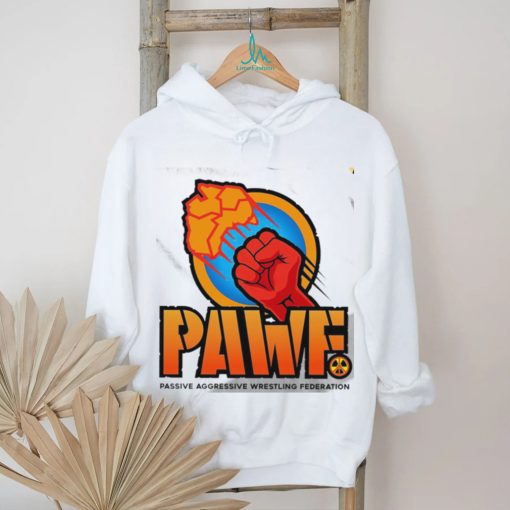 PAWF Passive Aggressive Wrestling Federation logo shirt