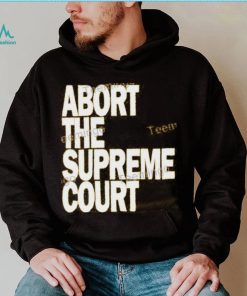 Paramore Wearing Abort The Supreme Court Hooded Sweatshirt