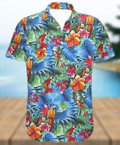 Parrot Tropical Funny Hawaiian Shirt, Aloha Shirt