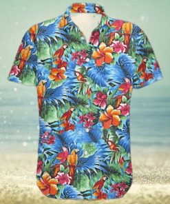 Parrot Tropical Funny Hawaiian Shirt, Aloha Shirt