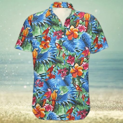 Parrot Tropical Funny Hawaiian Shirt, Aloha Shirt