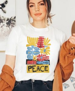 Peace Bright And Wild Groovy Flowers For The Peacemaker In All Of Us Classic T Shirt