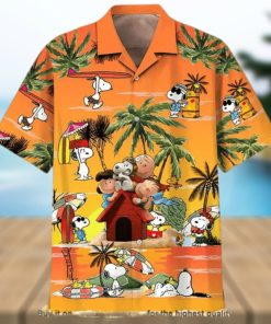 Peanuts Charlie Brown And Snoopy 2 Print Funny Hawaiian Shirt