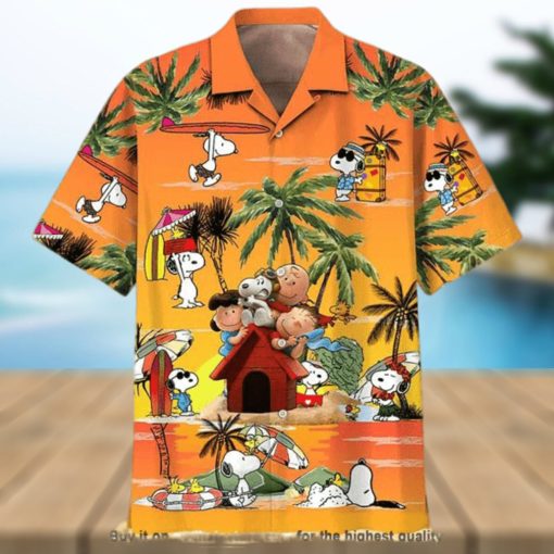 Peanuts Charlie Brown And Snoopy 2 Print Funny Hawaiian Shirt