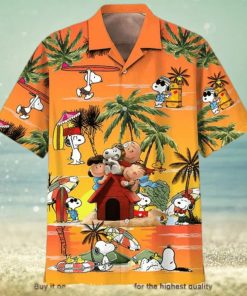 Peanuts Charlie Brown And Snoopy 2 Print Funny Hawaiian Shirt