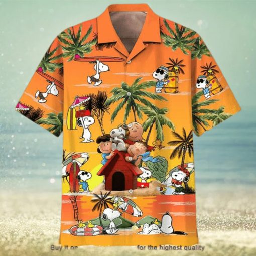 Peanuts Charlie Brown And Snoopy 2 Print Funny Hawaiian Shirt