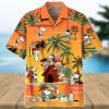 Black and Yellow Dracula Halloween Hawaiian Shirts