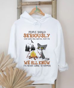 People Should Seriously Black Cat We All Know Shirt