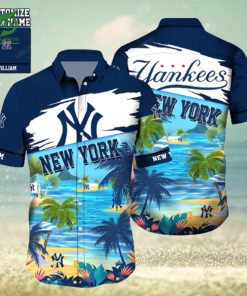 Personalized New York Yankee Sports Team Hawaiian Shirt