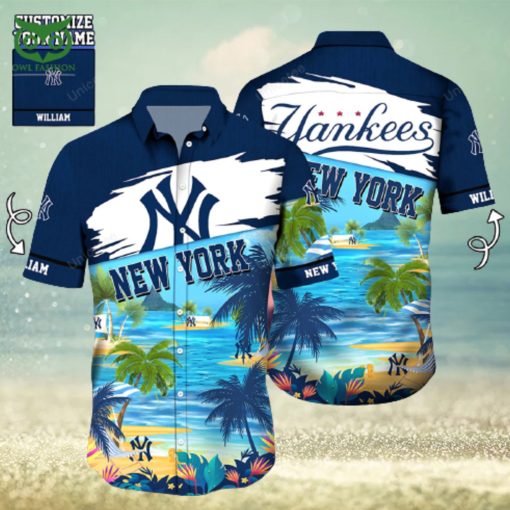 Personalized New York Yankee Sports Team Hawaiian Shirt