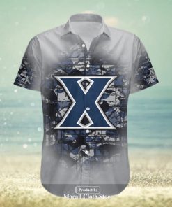 Personalized Xavier Musketeers NCAA Camouflage Vintage Hawaiian Shirt and Short