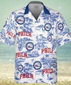 Philadelphia 76ers National Basketball Association 2023 Aop Hawaiian Shirt Man