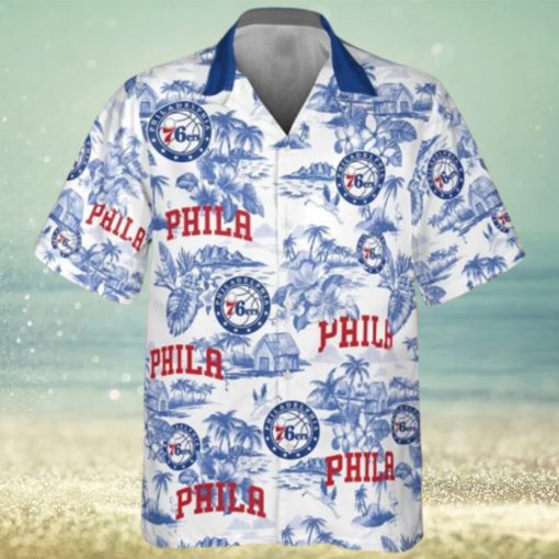 Philadelphia 76ers National Basketball Association 2023 Aop Hawaiian Shirt Man