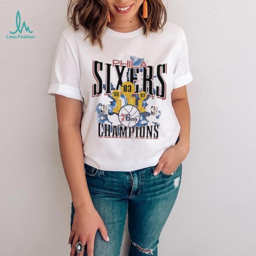 Philadelphia 76ers Phila Sixers Champions retro shirt