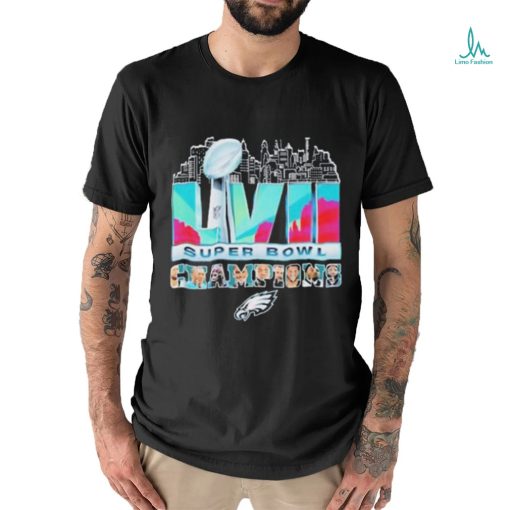 Philadelphia eagles team super bowl lviI 2023 sb champions shirt