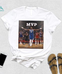 Philly Mvp Embiid Becomes The Fifth 76Er To Take Home The Award Shirt