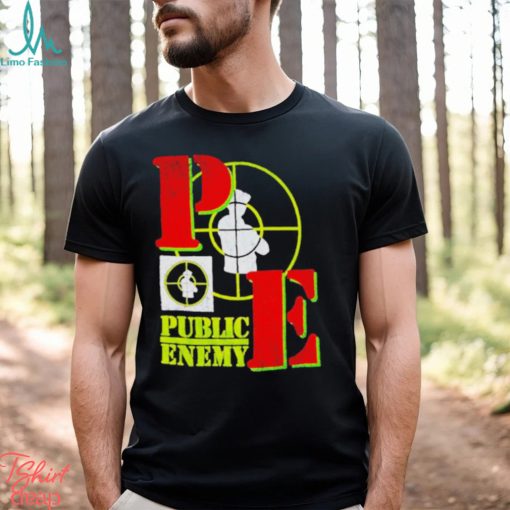 Public enemy target logo shirt