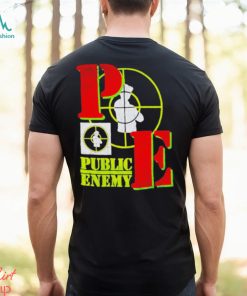 Public enemy target logo shirt
