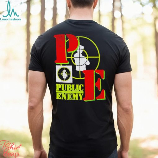 Public enemy target logo shirt