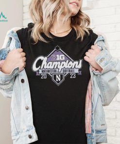 Purple Northwestern Wildcats 2023 Big Ten Softball Regular Season Champions shirt