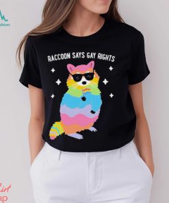 Raccoon Says Gay Rights Shirt