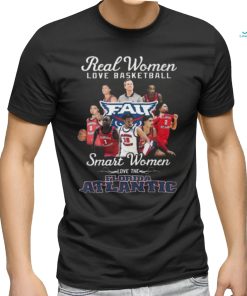 Real Women Love Basketball Smart Women Love The Florida Atlantic T Shirt