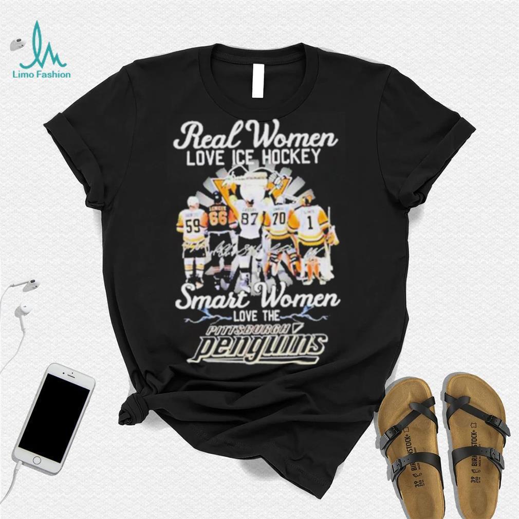 Real Women Love Ice Hockey Smart Women Love The Pittsburgh Penguins Signatures Shirt Real Women Love Ice Hockey Smart Women Love The Pittsburgh Penguins Signatures Shirt