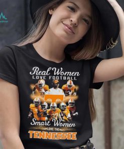 Real women love football smart women love tennessee volunteers 2023 shirt