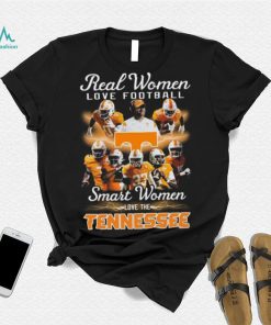 Real women love football smart women love tennessee volunteers 2023 shirt