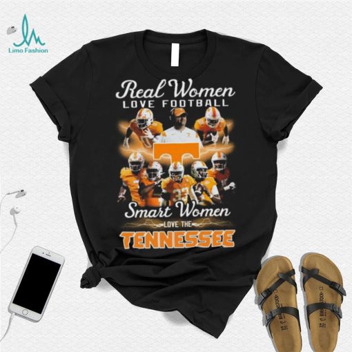 Real women love football smart women love tennessee volunteers 2023 shirt