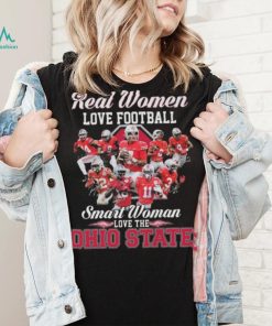 Real women love football smart women love the Ohio State Buckeyes signatures 2023 shirt