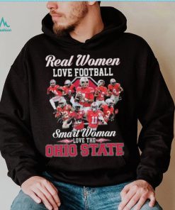 Real women love football smart women love the Ohio State Buckeyes signatures 2023 shirt