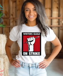 Rebekah Entralgo Writers Guild On Strike Shirt